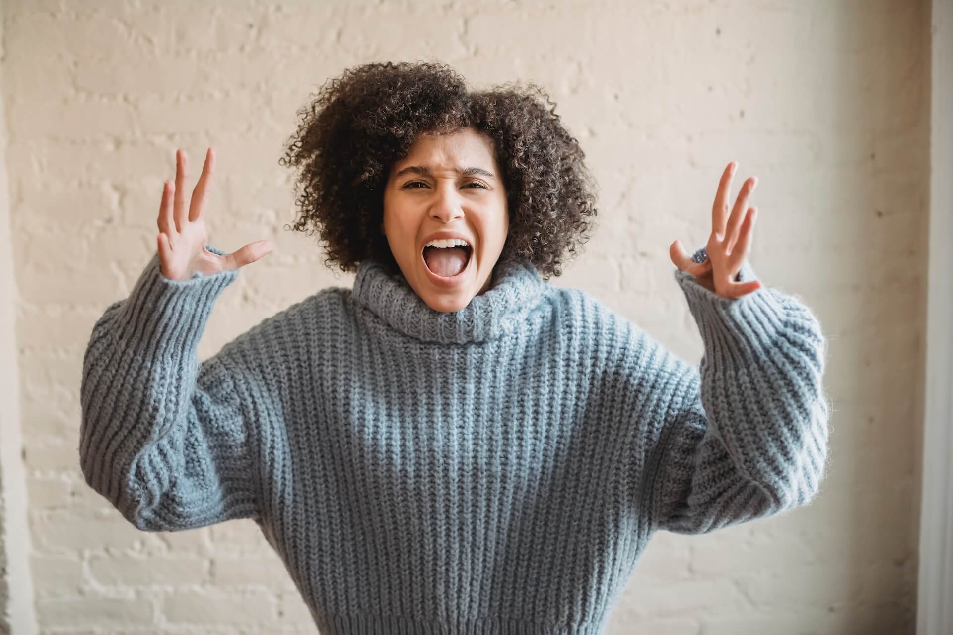 furious woman