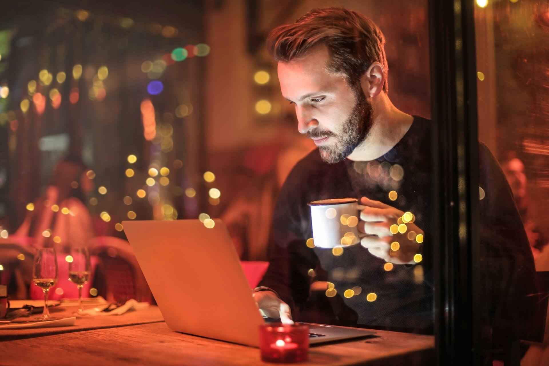 working at night