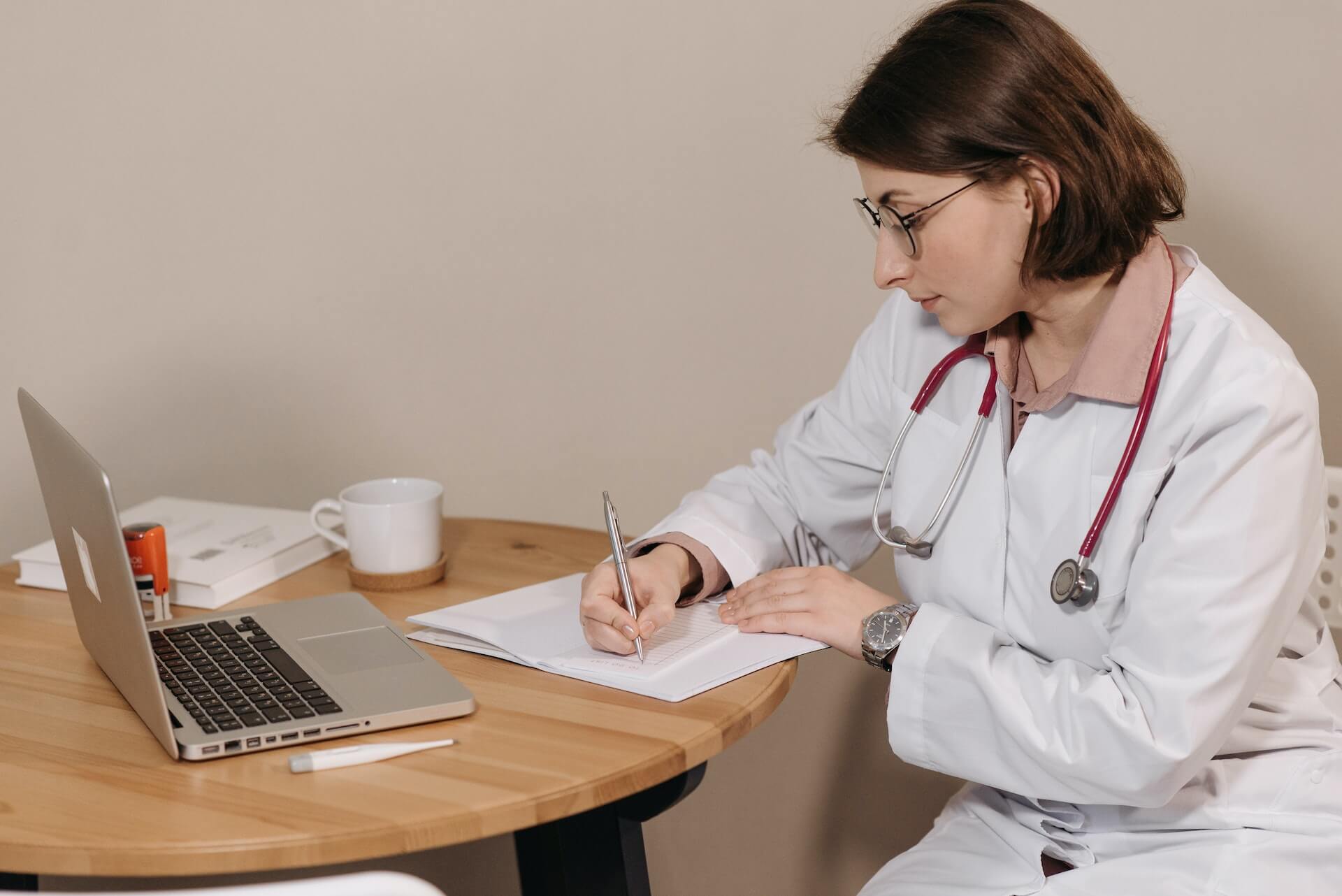 Doctor prescribing medicine